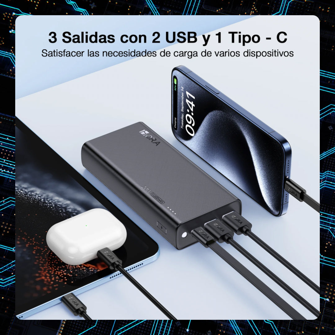 Power Bank 20w 20000map Gar158